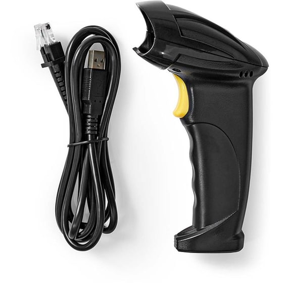 NEDIS BSCN1D100BK Scanner Χειρός Ενσύρματο Ανάγνωση 1D Barcodes Μαύρο image 3