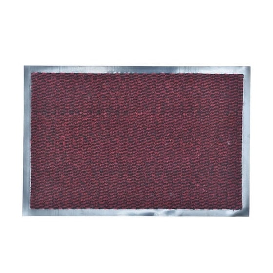 Πατάκι Χαλάκι Εισόδου Lisa 80x60 cm - Κόκκινο/Ασημί image 0