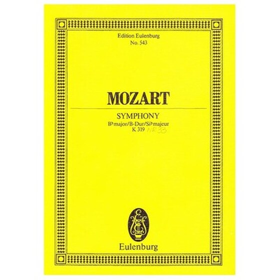 Βιβλίο Για Σύνολα Editions Eulenburg Mozart - Symphony Nr.33 In Bb Major [pocket Score] image 1