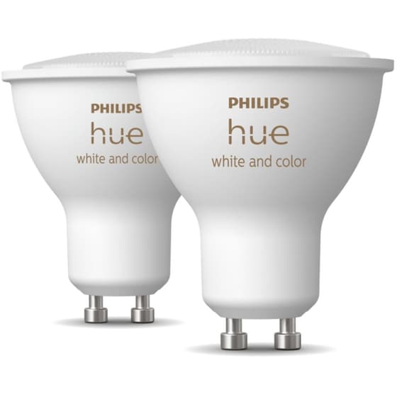 Έξυπνη Λάμπα Philips Hue WCA 5.7W GU10 2 τμχ - Λευκό & Πολύχρωμο image 2