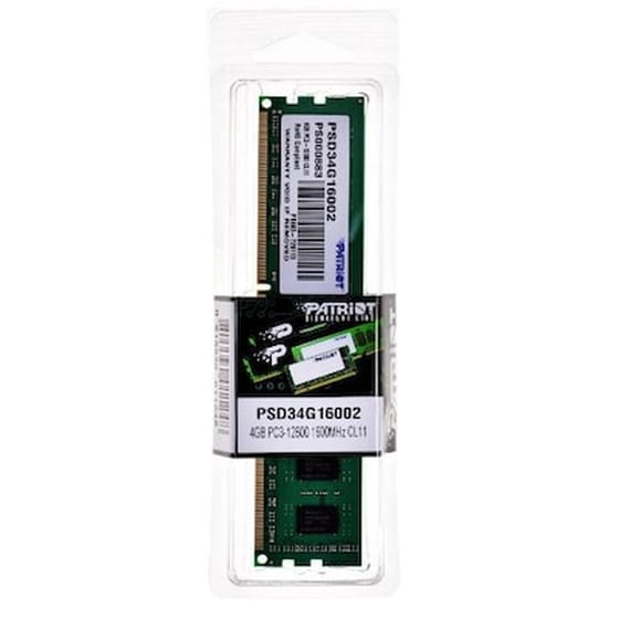 Patriot Signature PSD34G16002 DDR3 1600MHz (1x4GB) image 0