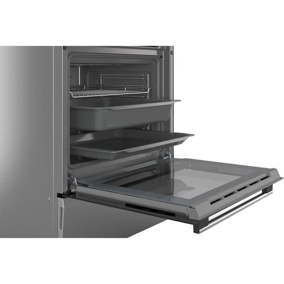 BOSCH HKR390050 66 Lt Inox Ηλεκτρική Κουζίνα Κεραμική image 3