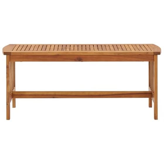 Τραπεζάκι Σαλονιού VidaXL από Μασίφ Ξύλο Ακακία 102x50x43cm - Καφέ image 2