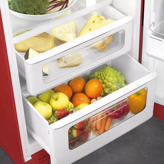 SMEG FAB30RRD6 294 Lt Κόκκινο Δίπορτο Ψυγείο image 7