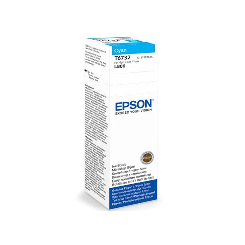 Epson T6732 Κυανό Μελάνι Εκτυπωτή C13T67324A