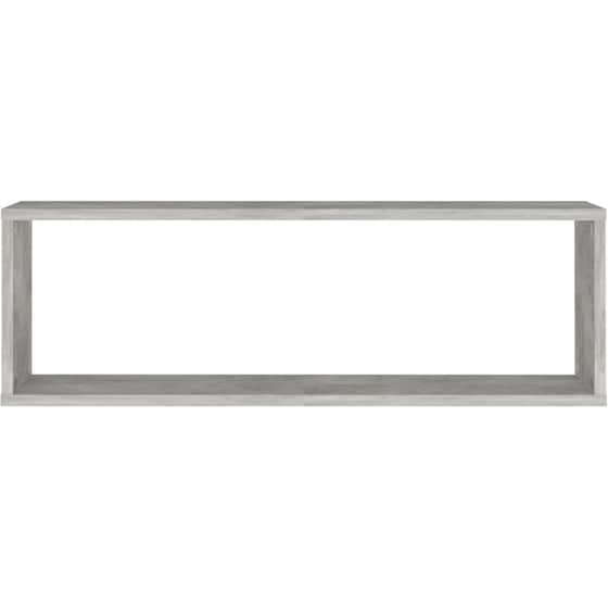 Ράφια Τοίχου VidaXL από Μοριοσανίδα 80x15x26.5 cm 4 Τμχ  - Γκρι image 3
