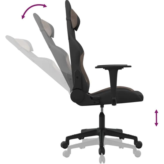 Καρέκλα Gaming VIDAXL 3143735 - Μαύρο image 4