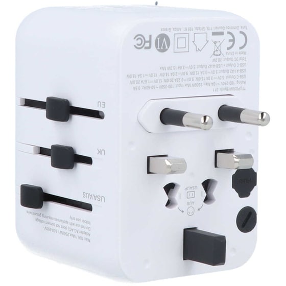 Αντάπτορας Tune Turbo PD Universal Travel Adapter 20W - Λευκό image 1