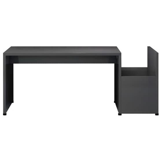Τραπεζάκι Σαλονιού VidaXL από Μοριοσανίδα 90x45x35cm - Γκρι image 4