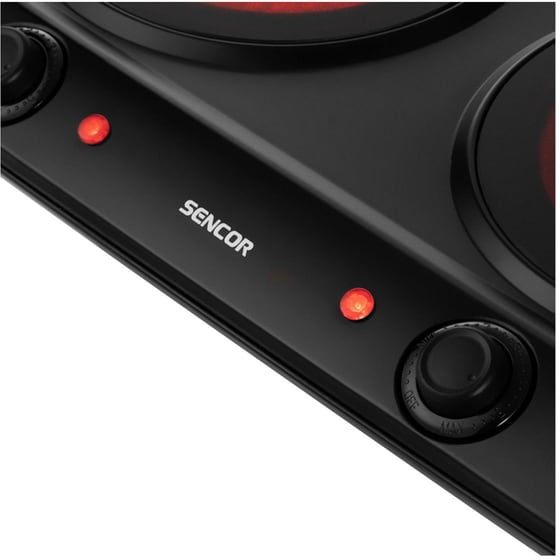 Επιτραπέζια Εστία Κεραμική SENCOR SCP 2263BK 2400 W Μαύρο image 4