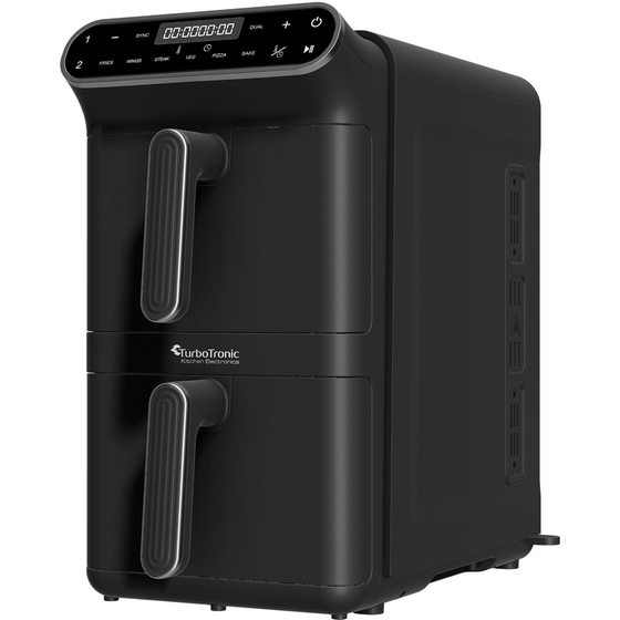 TURBOTRONIC TT-AF500D 2460 W 2 x 5.5 L Μαύρο Φριτέζα Αέρος image 1