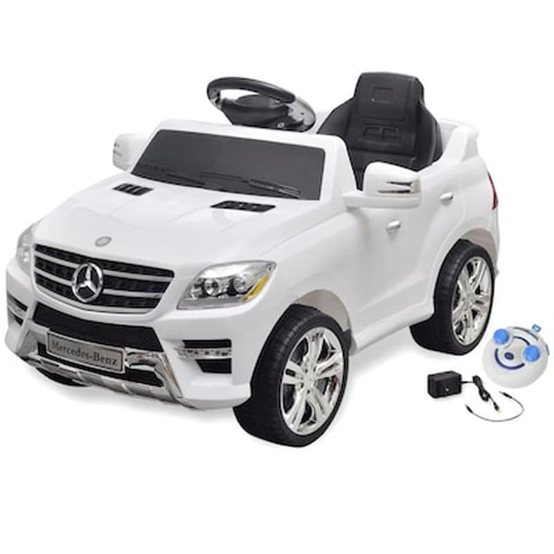 Vidaxl Mercedes Benz Αυτοκίνητο Ηλεκτροκίνητο Ml350 Λευκό 6v, Τηλεχειριστήριο