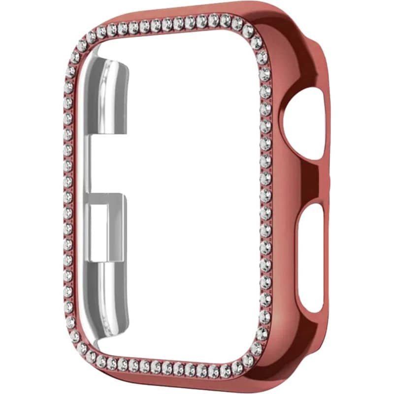 SONIQUE Θήκη Sonique Luxury Diamond PC για Apple Watch 42mm - Ροζ Χρυσό