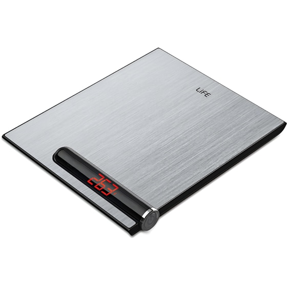 Ηλεκτρονική Ζυγαριά Κουζίνας LIFE Libra 3D έως 5 kg Ασημί image 2