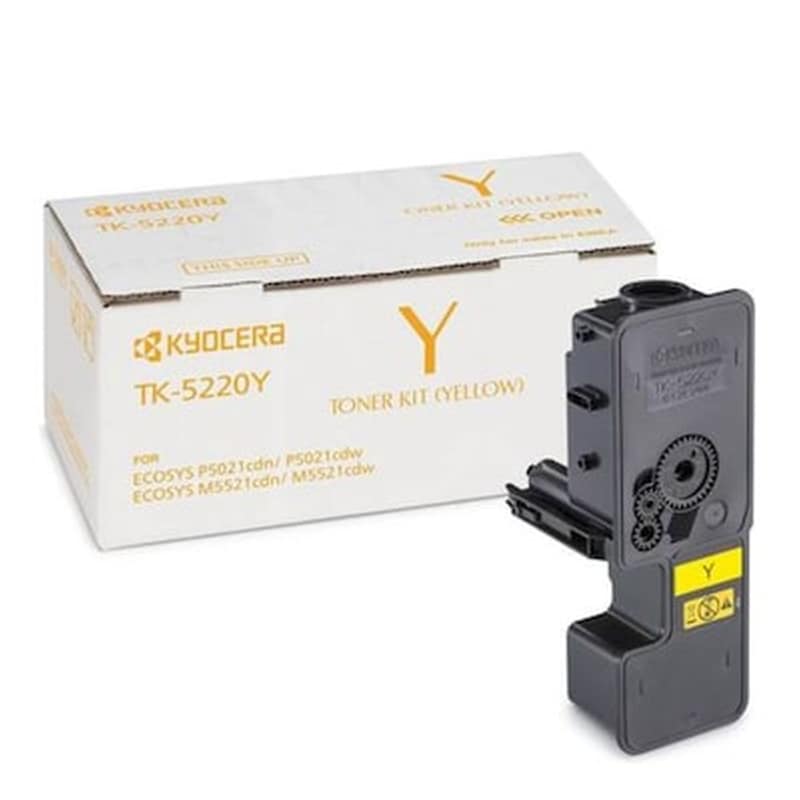 Kyocera Ecosys M5521mfp/p5021 Toner Yellow (tk-5220y) (kyotk5220y) KYOCERA