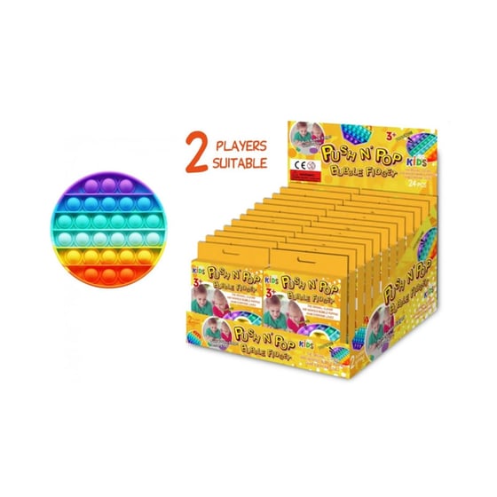 Πολύχρωμος Κύκλος Pop It Bubbles Fidget Rainbow image 1
