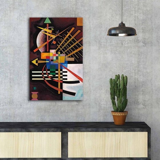 Μοντέρνος Πίνακας 24Mall Αφηρημένο Σχέδιο 45x70 cm image 1