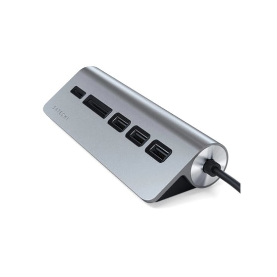 Hub Satechi Type-c Pro W Cardreader Space Gey image 1