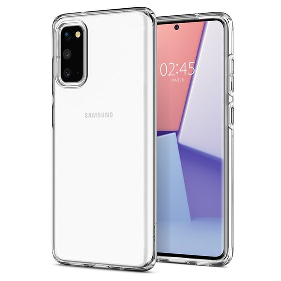 Θήκη Samsung Galaxy S20 - Spigen Liquid Crystal - Crystal Clear image 1