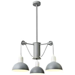 Φωτιστικό Οροφής Τρίφωτο Aca Cezanne Eg5793p58g Μεταλλικό - Γκρι