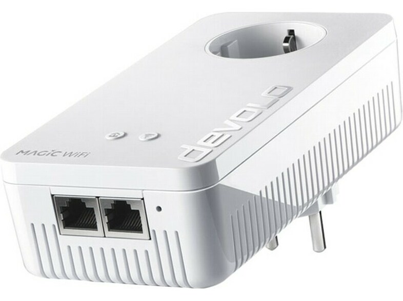 Εικόνα από DEVOLO Magic 2 WiFi 6 8811 Powerline Ασύρματη Σύνδεση Passthrough Πρίζα WiFi 6 με 2 Θύρες Ethernet