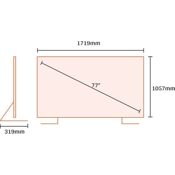 LG OLED 77" 4K Smart Τηλεόραση 77B46LA image 2