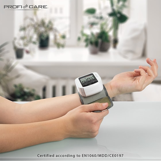 Ψηφιακό Πιεσόμετρο Καρπού PROFI CARE PC-BMG 3018 Λευκό image 1