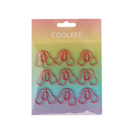 Συνδετήρες Coolbee 28Mm Rainbow 9 Τεμάχια