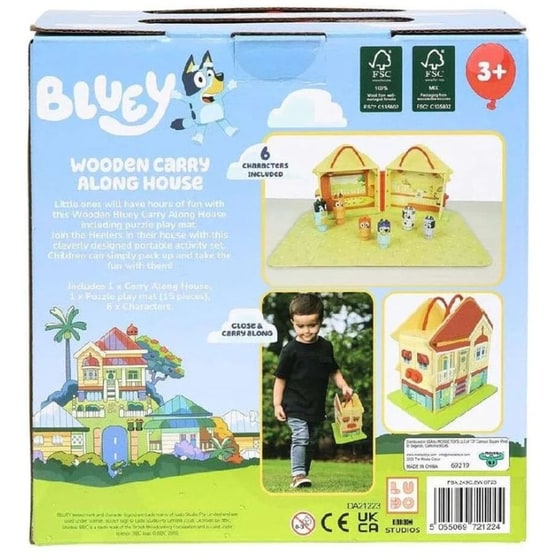 Bluey Ξύλινο Σπίτι Με 6 Φιγούρες image 7