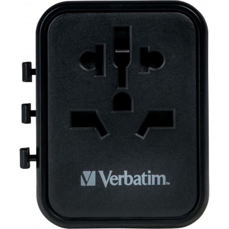 VERBATIM Φορτιστής Verbatim UTA-02 PD61W USB-C/USB-A 20W - Μαύρο