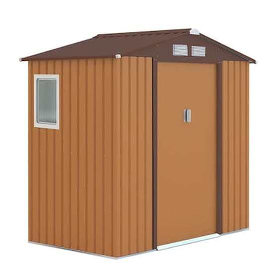 Μεταλλική Αποθήκη Κήπου - Σπιτάκι Κήπου 213x127x205cm (7'x4,2') image 0