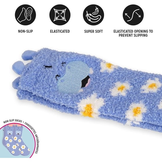 Κάλτσες Παιδικές Legami It's a Match! Αντιολισθητικές - Hippo 26-34 image 1