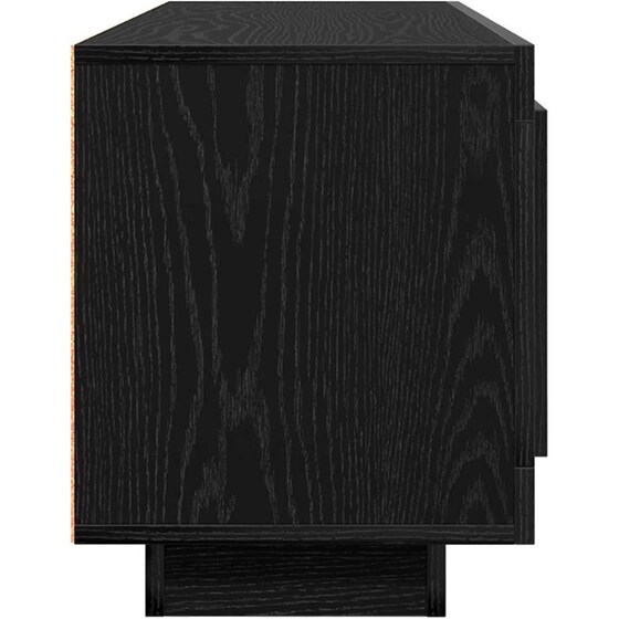 Έπιπλο Τηλεόρασης VidaXL 102 x 35 x 45 cm - Μαύρη Οξιά image 6