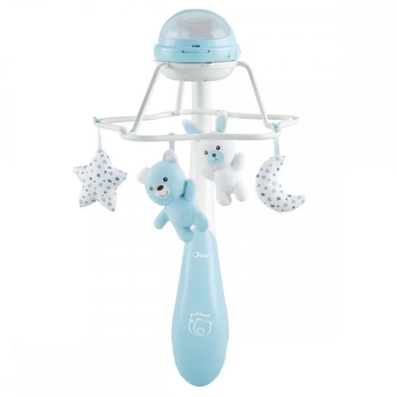 Βρεφικό Παιχνίδι Κούνιας Chicco με Προβολέα Light Blue image 1