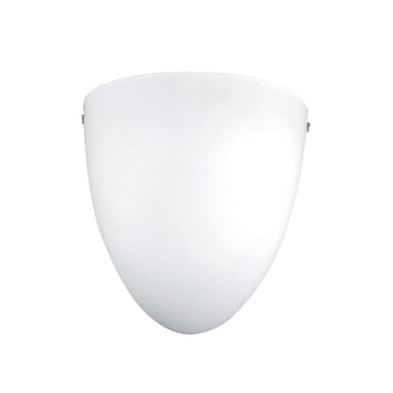 Απλίκα Τοίχου Aca Turtle Dl477c Γυάλινη 20x10x22 cm - Ασημί/Λευκή image 0