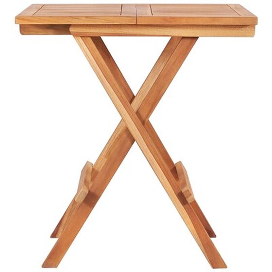 Vidaxl Σετ Επίπλων Mπιστρό 3 Τεμ. Μασίφ Ξύλο Teak Με Ανθρακί Μαξιλάρια image 5