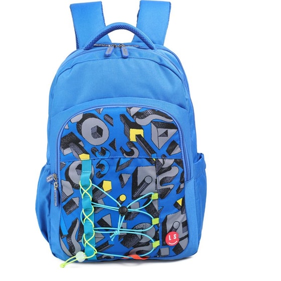 Τσάντα Πλάτης Lycsac Large Zippers Γαλάζια image 2