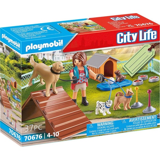 PLAYMOBIL® City Life Gift Set Εκπαιδεύτρια Σκύλων (70676) image 0