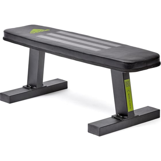 Οριζόντιος Πάγκος Γυμναστικής Adidas Performance Flat Bench ADBE-10222 119x48.5x42cm - Μαύρο/ Πράσινο image 0