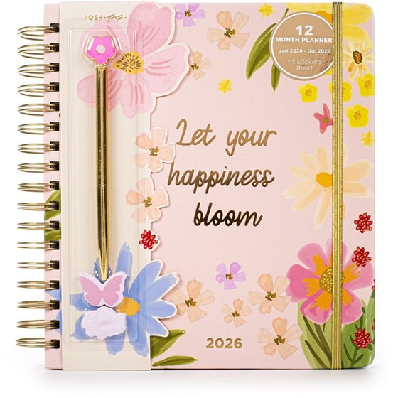 Ημερολόγιο Posh+Pop 2026 12Μ Σπιράλ Happiness image 0