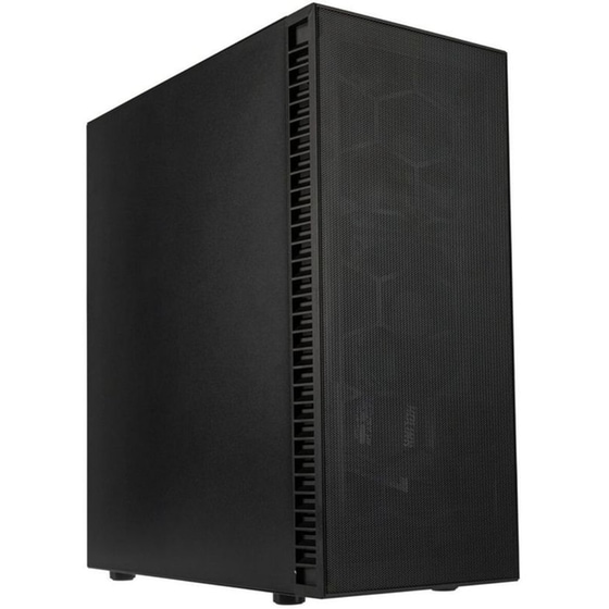 Kolink Observatory Hf Mesh Pwm Midi Tower Case - Black (with 3x120mm Black Pwm Fans) image 0