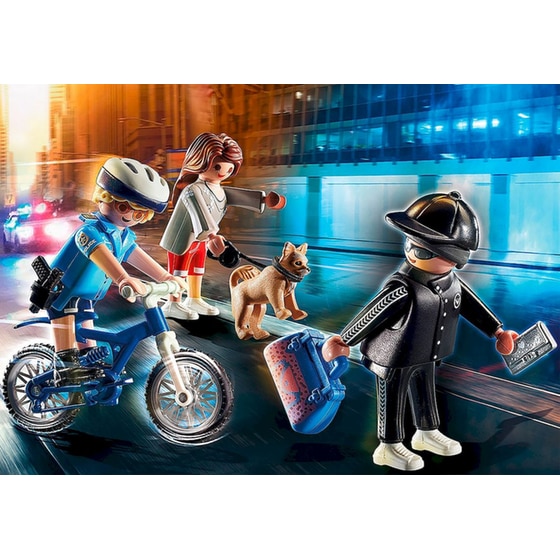PLAYMOBIL® City Action Αστυνομικός με Ποδήλατο και Πορτοφολάς (70573) image 2