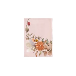 Πετσέτα Κουζίνας Chic Mic Orange Flowers Wreath Βαμβακερή 50x70 cm - Πολύχρωμη