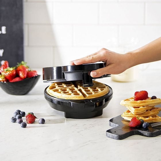 Βαφλιέρα ΙΖΖΥ IZ-2003 Στρογγυλό Σχήμα 1000W Μαύρο image 4