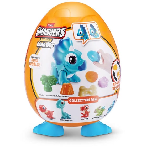Zuru Smashers Junior Dino Dig S1 Μινιατούρα (Διάφορα Σχέδια) image 1