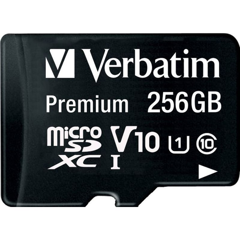 Verbatim MicroSDXC 256 GB Class 10 U1 V10 με αντάπτορα
