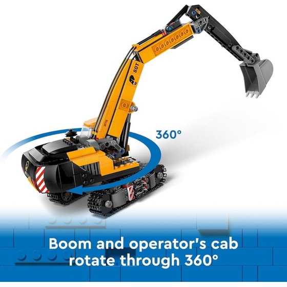 Lego City Yellow Construction Excavator (60420) image 4
