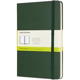Σημειωματάριο Moleskine Plain Large Πράσινο (1 Τεμάχιο)