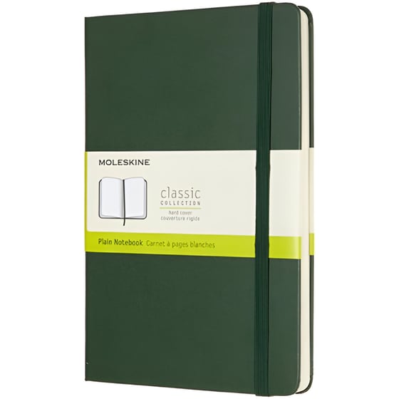 Σημειωματάριο Moleskine Plain Large Πράσινο (1 Τεμάχιο) image 0