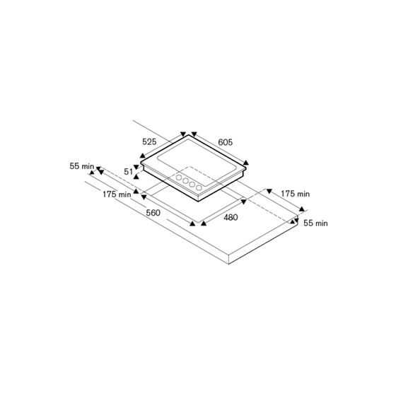 BERTAZZONI P604LMODGNE (GN) 60.5 cm Μαύρο Εστία Φυσικού Αερίου image 1